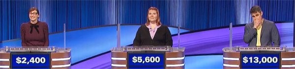 Final Jeopardy (6/27/2023) Donna Matturri, Erin Gold, Chris Ban