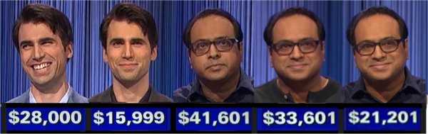 Jeopardy! champs, week of January 9, 2023