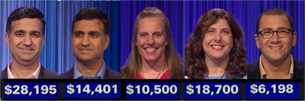 Jeopardy! champs, week of June 12, 2023