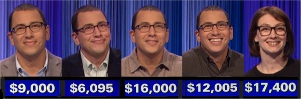 Jeopardy! champs, week of June 19, 2023