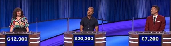 Final Jeopardy (10/10/2023) Morgan Briles, Joe Velasco, Robert Kaine