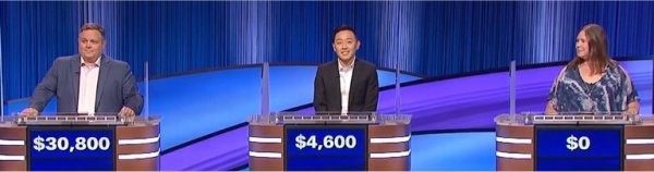 Final Jeopardy (10/11/2023) Sam Stapleton, Robert Won, Karla Fossett