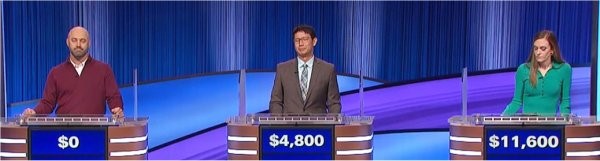 Final Jeopardy (10/17/2023) Joe Feldmann, Daniel Nguyen, Lucy Ricketts