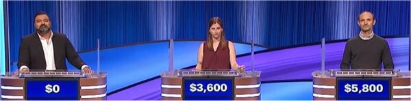 Final Jeopardy (10/2/2023) Burt Thakur, Emily Seaman Hoy, Dane Reighard