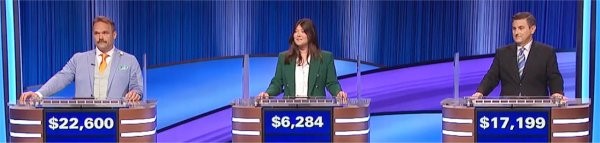 Final Jeopardy (10/3/2023) Lawrence Long, Katrina Hill, Greg Marrero