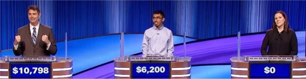 Final Jeopardy (10/31/2023) Aaron Craig, Hari Parameswaran, Katie Hargrove