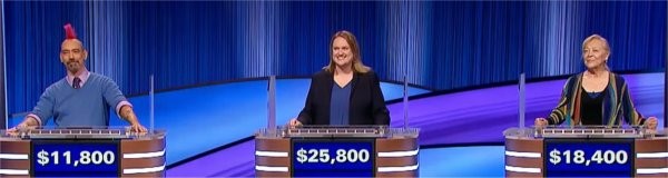 Final Jeopardy (11/2/2023) Dave Rapp, Emily Sands, Yoshie Hill