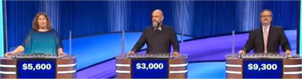 Final Jeopardy (11/27/2023) Jen Jazwinkski, Dennis Chase, Nick Cascone