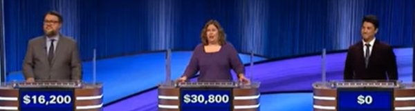 Final Jeopardy (11/9/2023) Charlie Fonville, Jen Jazwinski, Matt Takimoto