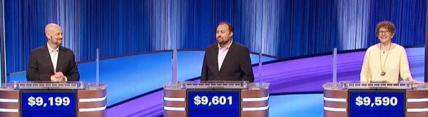 Final Jeopardy (7/20/2023) David Bederman, Nik Berry, Toula Ballas