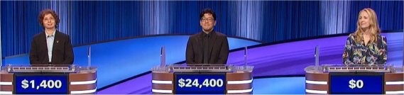 Final Jeopardy (7/3/2023) Ilena Di Toro, Elliott Kim, Sarah Daily