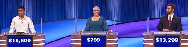 Final Jeopardy (9/13/2023)Hari Parameswaran, Donna Vorreyer, Matt Wierman
