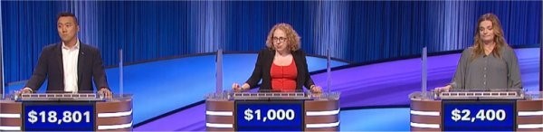 Final Jeopardy (9/19/2023) Rob Kim, Morgan Halvorsen, Elizabeth Devereaux