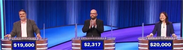 Final Jeopardy (9/20/2023) Brian Ross, Alex Lamb, Pam Sung