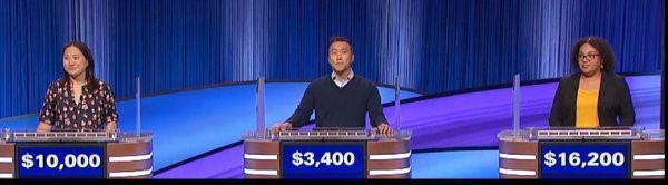 Final Jeopardy (9/21/2023) Pam Sung, Rob Kim, Deanna Bolio