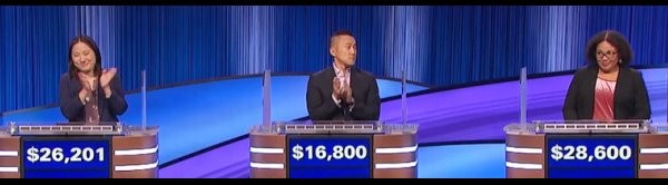 Final Jeopardy (9/22/2023) Pam Sung, Rob Kim, Deanna Bolio