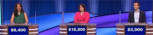 Final Jeopardy (9/25/2023) Elaine Filadelfo, Jilana Cotter, Colin Beazley
