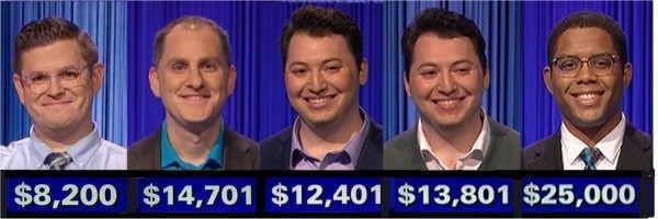 Jeopardy! champs, week of July 10, 2023