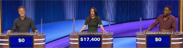 Celebrity Jeopardy (1-9-24) Steven Weber, Katie Nolan, Dulé Hill