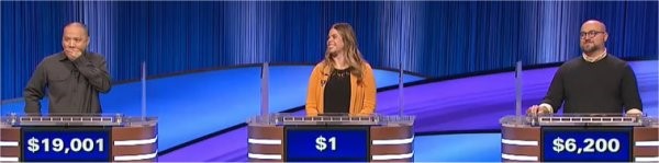 Final Jeopardy (1/11/2024) Long Nguyen, Allison Strekal, John Guszkowski