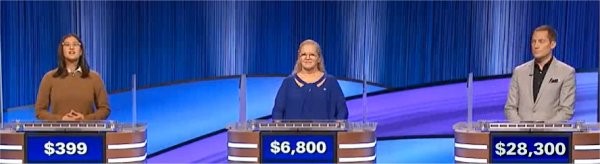 Final Jeopardy (1/2/2024) Sophia Weng, Sharon Bishop, Michael Cavaliere