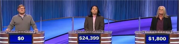 Final Jeopardy (1/24/2024) Dillon Hupp, Lloyd Sy, Kelly Barry