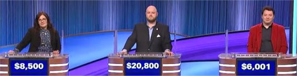 Final Jeopardy (1/26/2024) Tamara Ghattas, Michael Menkhus, Ittai Sopher