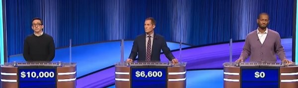 Final Jeopardy (1/5/2024) Matt Harvey, Michael Cavaliere, Randall Rayford