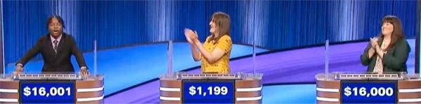 Final Jeopardy (1/9/2024) Rotimi Kukoyi, April Marquet, Pam Warren