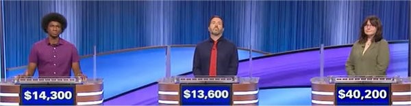Final Jeopardy (3/21/2024) Leonard Cooper, Jason Zuffranieri, Larissa Kelly