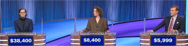 Final Jeopardy (3/6/2024) Troy Meyer, Deb Bilodeau, Sean McShane