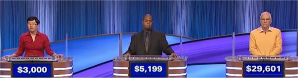 Final Jeopardy (4/1/2024) Lilly Chin, Colby Burnett, Sam Buttrey