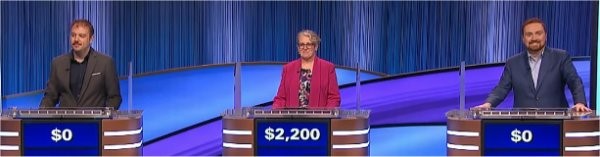 Final Jeopardy (4/10/2024) Lucas Partridge, Lee Wilkins, Daniel Rosenberg