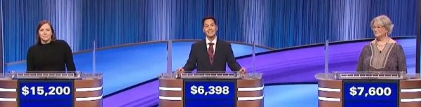 Final Jeopardy (4/30/2024) Amy Hummel, Bryan Carrasco, Laura Bligh