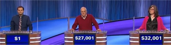 Final Jeopardy (4/4/2024) Matt Jackson, Sam Buttrey, Victoria Groce