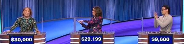 Final Jeopardy (4/5/2024) Amy Schneider, Victoria Groce, Andrew He