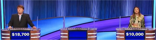 Final Jeopardy (5/13/2024) Will Stewart, Michael Richter, Joyce Yang