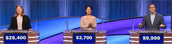 Final Jeopardy (5/31/2024) Adriana Harmeyer, Amy Yao, Josh Moss