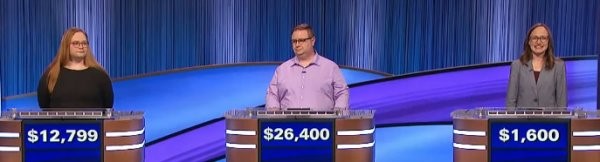 Final Jeopardy (5/6/2024) Weckiai Rannila, Matthew Smith, Carrie Klaus