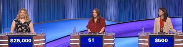 Final Jeopardy (5/9/2024) Allison Gross, Jennifer Trofa, Isabella Dawis