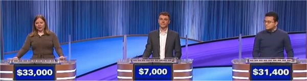 Final Jeopardy (6/12/2024) Adriana Harmeyer, Connor Townsend, Enzo Cunanan
