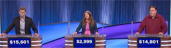 Final Jeopardy (6/25/2024) Drew Basile, Drew Basile, Staci Garner, Alan Elverum