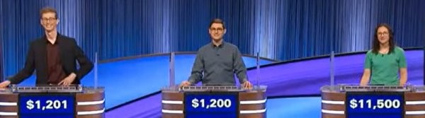 Final Jeopardy (6/28/2024) Drew Basile, Andrew Fox, Cat Pisacano