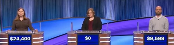 Final Jeopardy (6/4/2024) Adriana Harmeyer, Christina Paul, Travis Kissire