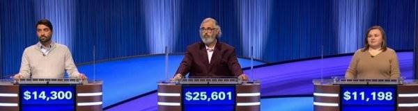 Final Jeopardy (12/30/2024) Alex Michev, Will Yancey, Tekla Sauter