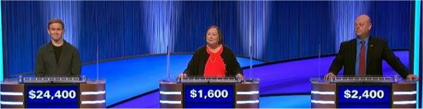 Final Jeopardy (10/25/2024) Will Wallace, Carol Lowe, Olaf Talbert