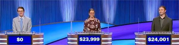 Final Jeopardy (10/31/2024) Joseph Carlstein, Alicia Buffa, Greg Jolin