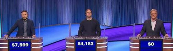 Final Jeopardy (10/8/2024) Mark Fitzpatrick, Andrew Miller, Gino Montoya