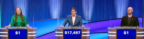 Final Jeopardy (11/11/2024) Rachel Marcus, Joey DeSena, Chris Spencer