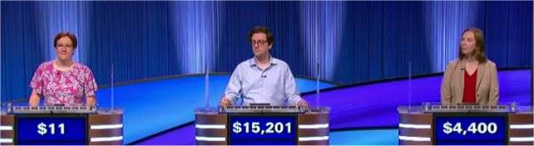 Final Jeopardy (11/15/2024) Stephanie Asalone, Paul Clauson, Kristen Moreland